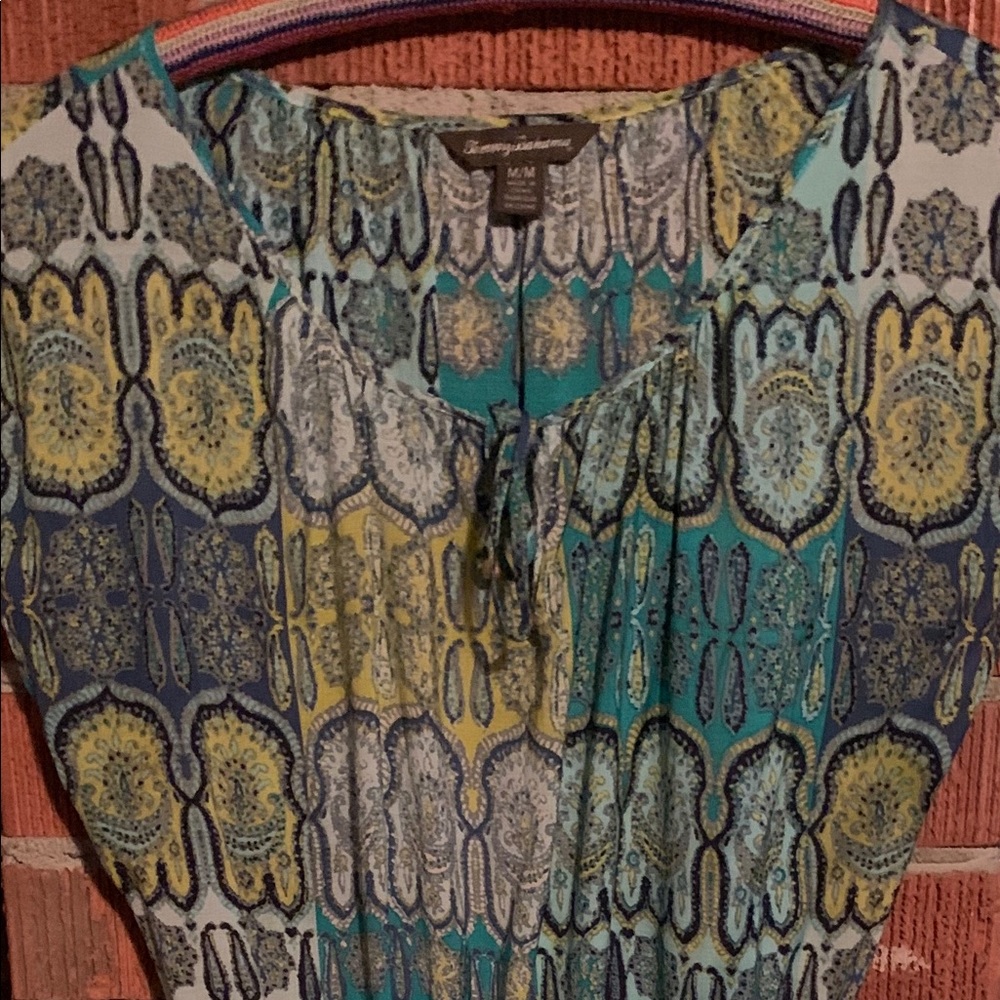 Tommy Bahama rayon summer dress size Medium